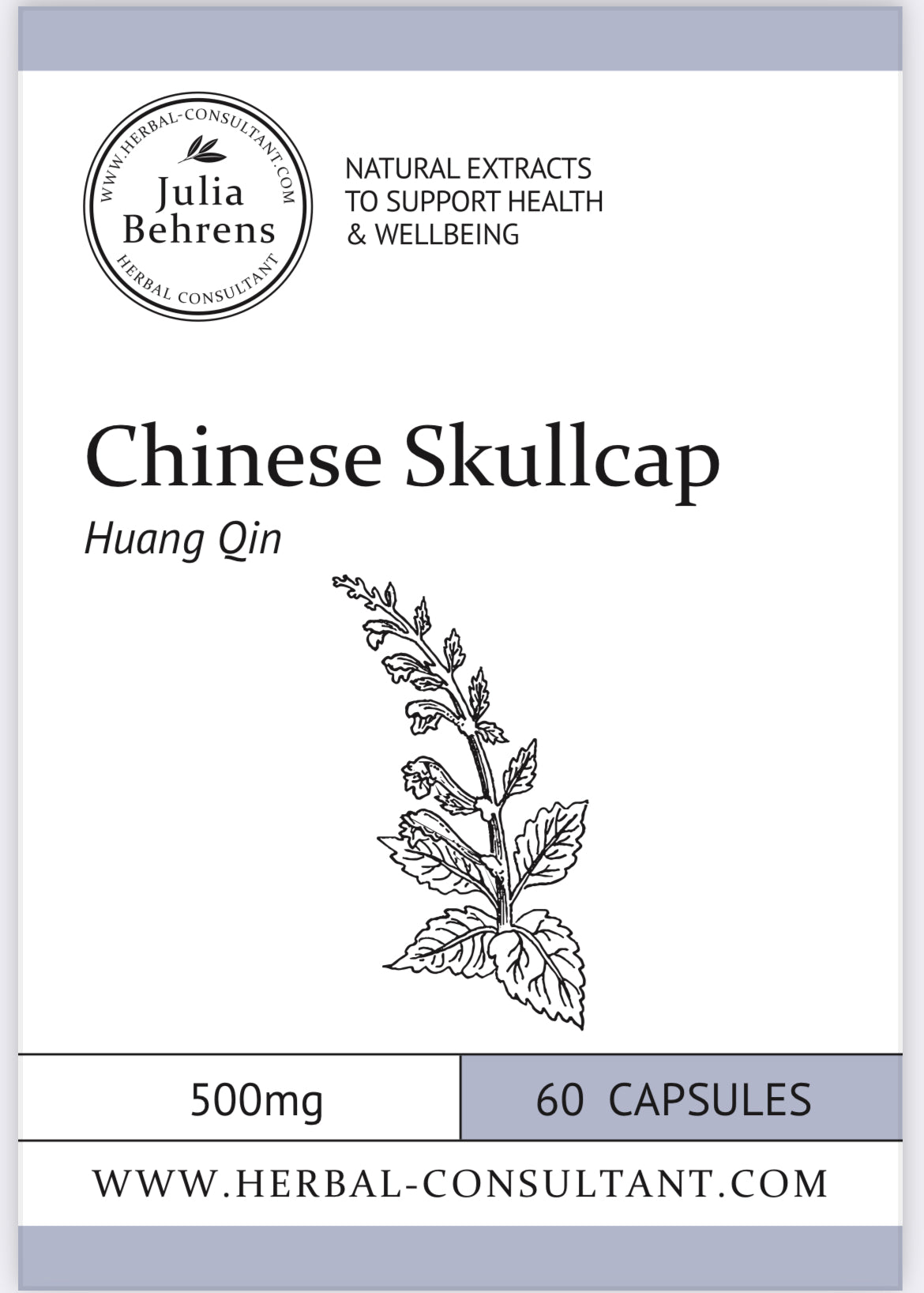 Chinese Skullcap capsules  by Julia Behrens
